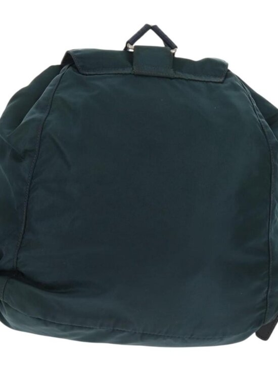 PRADA Backpack Nylon Blue Silver Auth 157773 main image 16